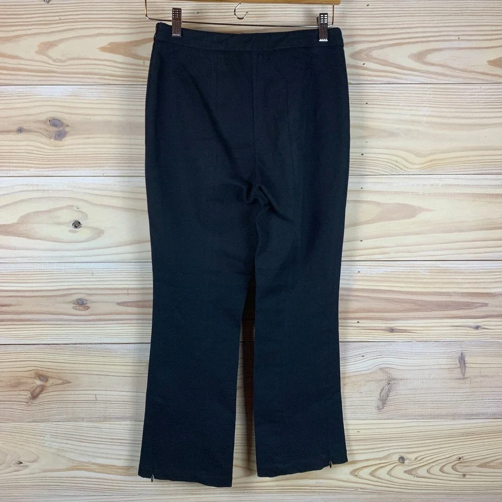 BAILEY 44 Pants‎ Women Small Cropped Straight Black Stretch Career Minimalist